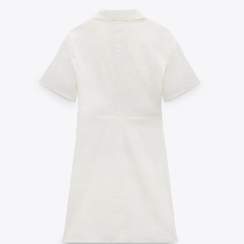 SHORT DRESS WITH METAL RING DETAIL - Picture 2 of 11